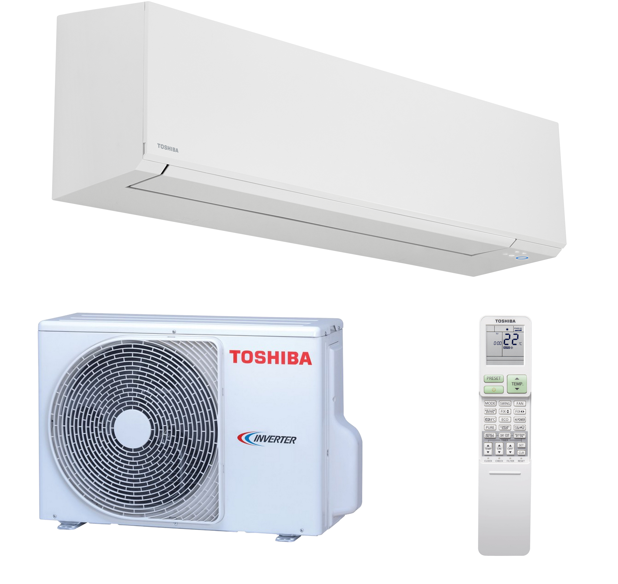 Aire acondicionado 1x1 toshiba shorai 18 4300 fg