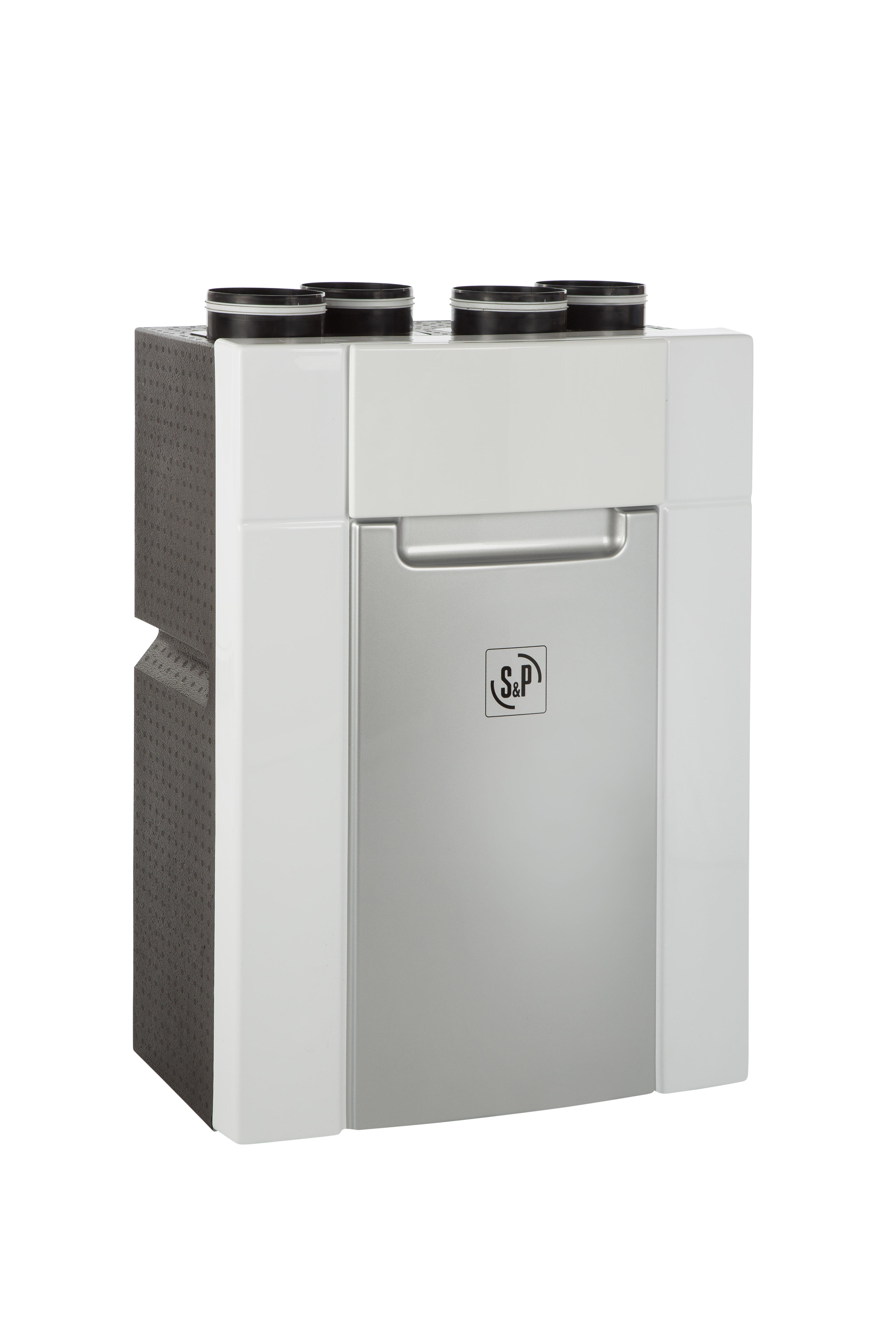 Ventilación mecanica controlada doble flujo con recuperador s&p domeo 210 fl