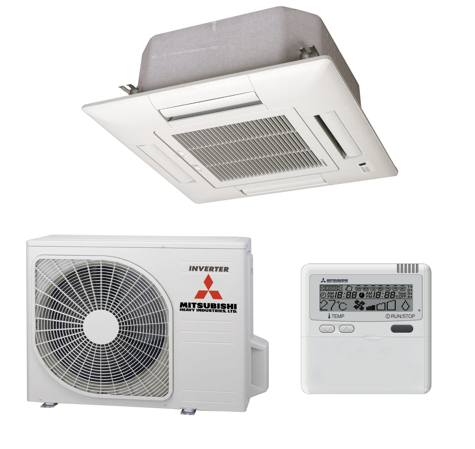 Aire acondicionado cassette mitsubishi fdtc35vfnx 3870 fg