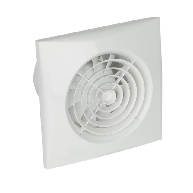 Extrator de ar wc S&P SILENT C100 100 m³/h branco