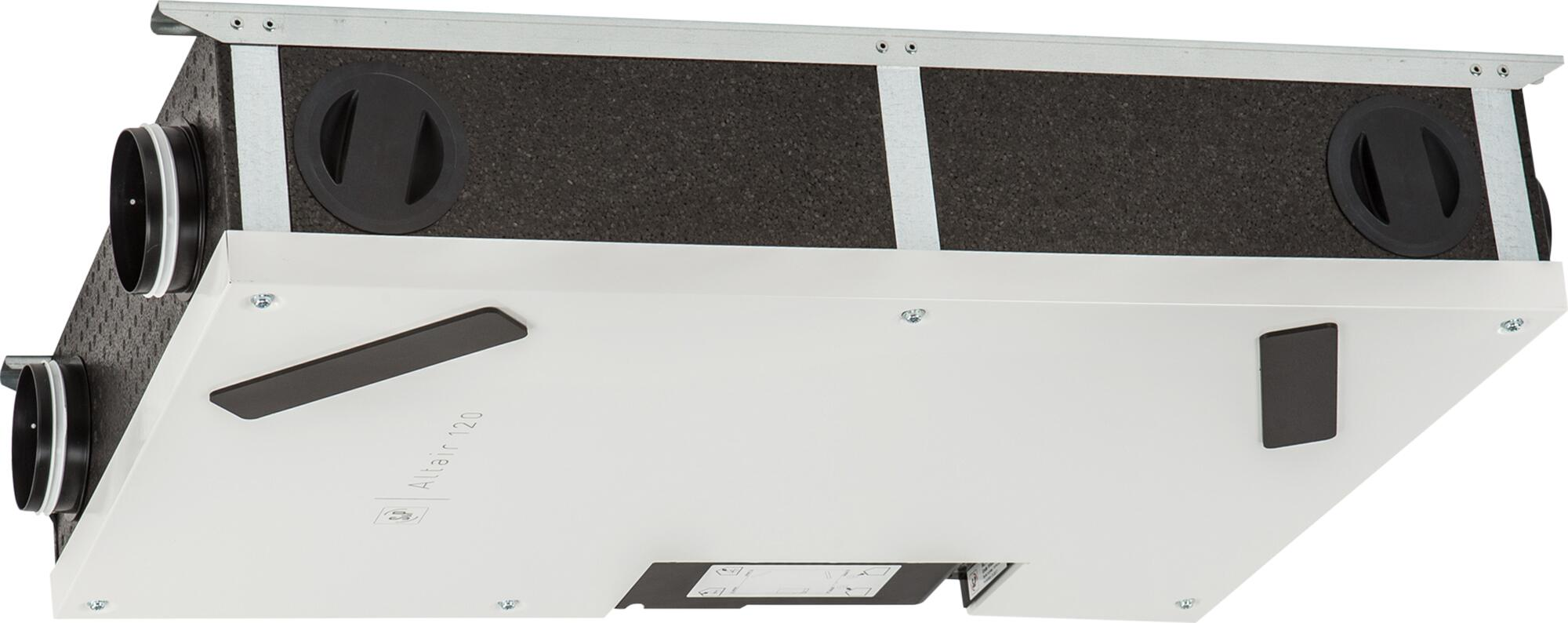 Ventilación mecanica controlada doble flujo con recuperador s&p altair 120 h