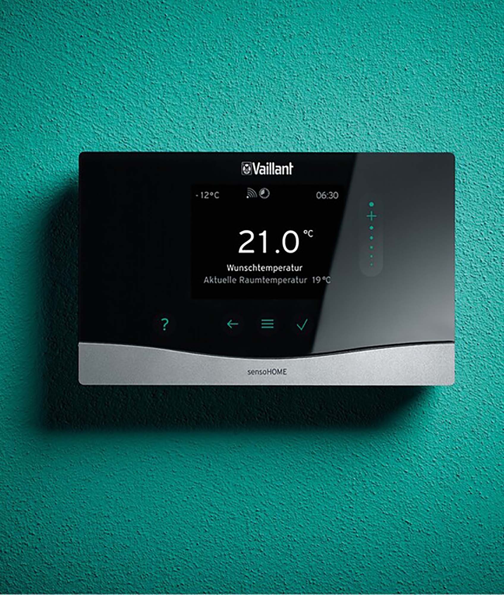 Termostato inteligente VAILLANT SensoHome inalambrico Leroy Merlin