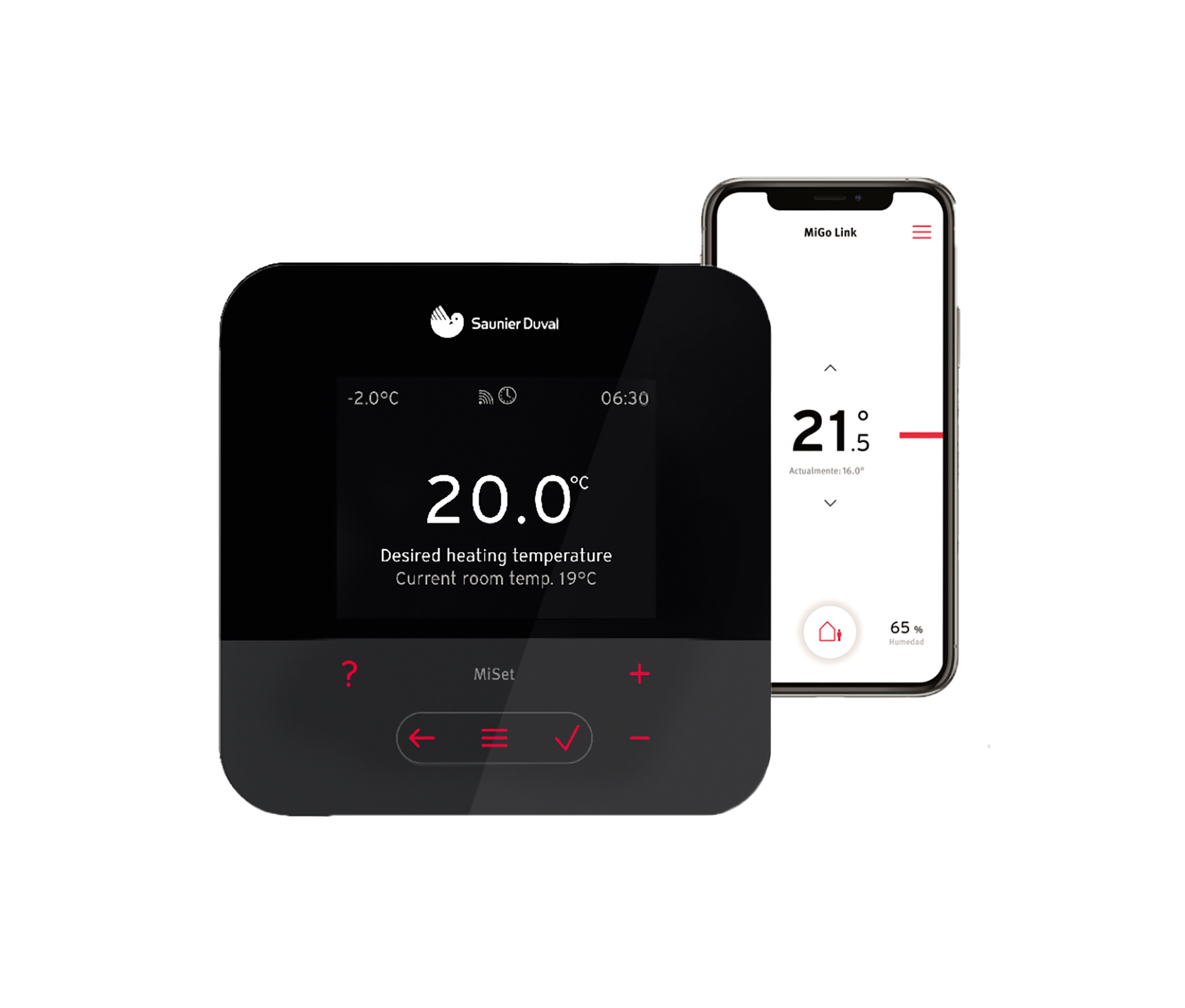 Termostato Migo Link Saunier Migo Migo Saunier Duval Alexa Termostato WIFI  SAUNIER DUVAL MIGOselect
