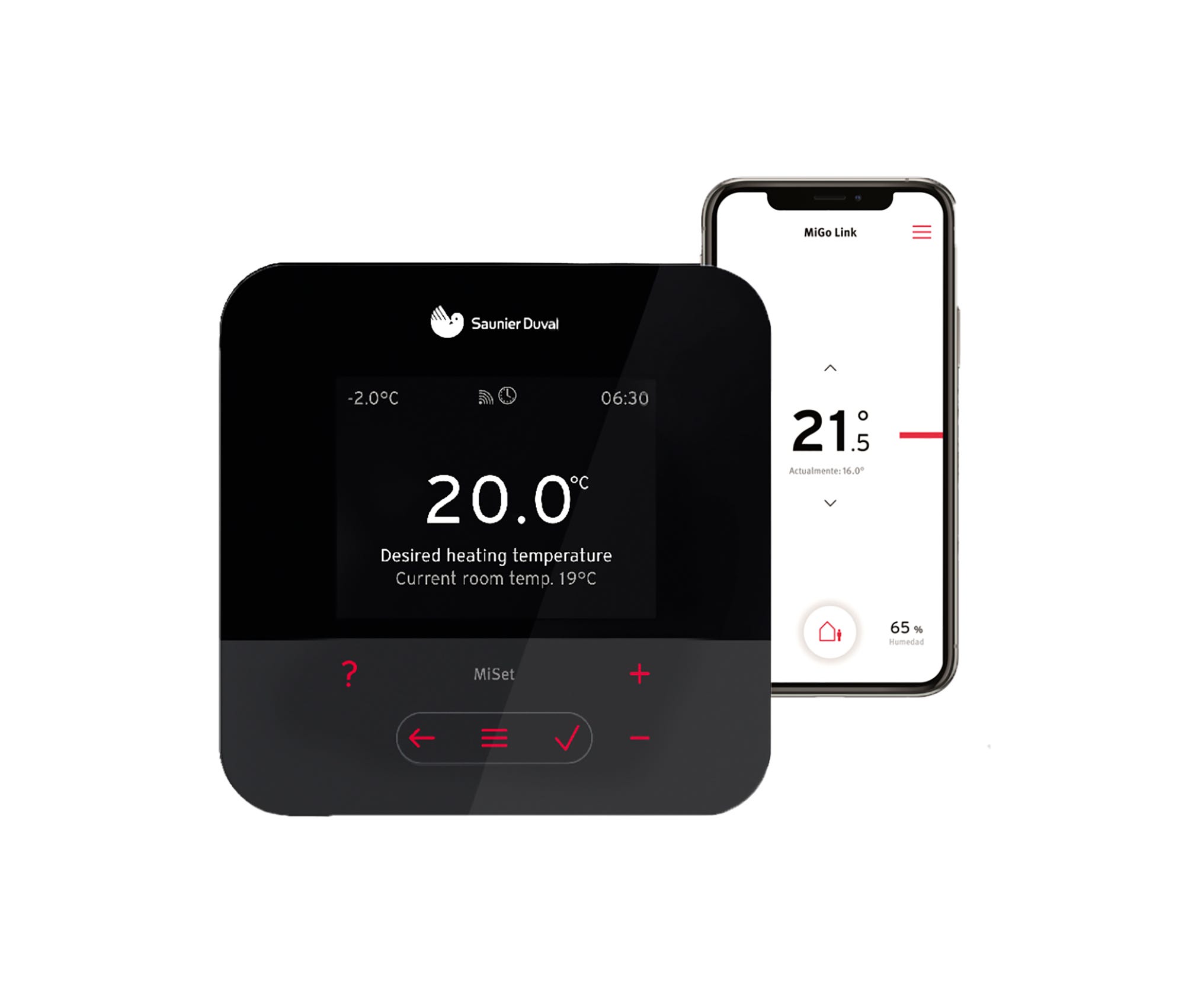 Termostato Migo Link Saunier Migo Migo Saunier Duval Alexa Termostato WIFI SAUNIER DUVAL MIGOselect