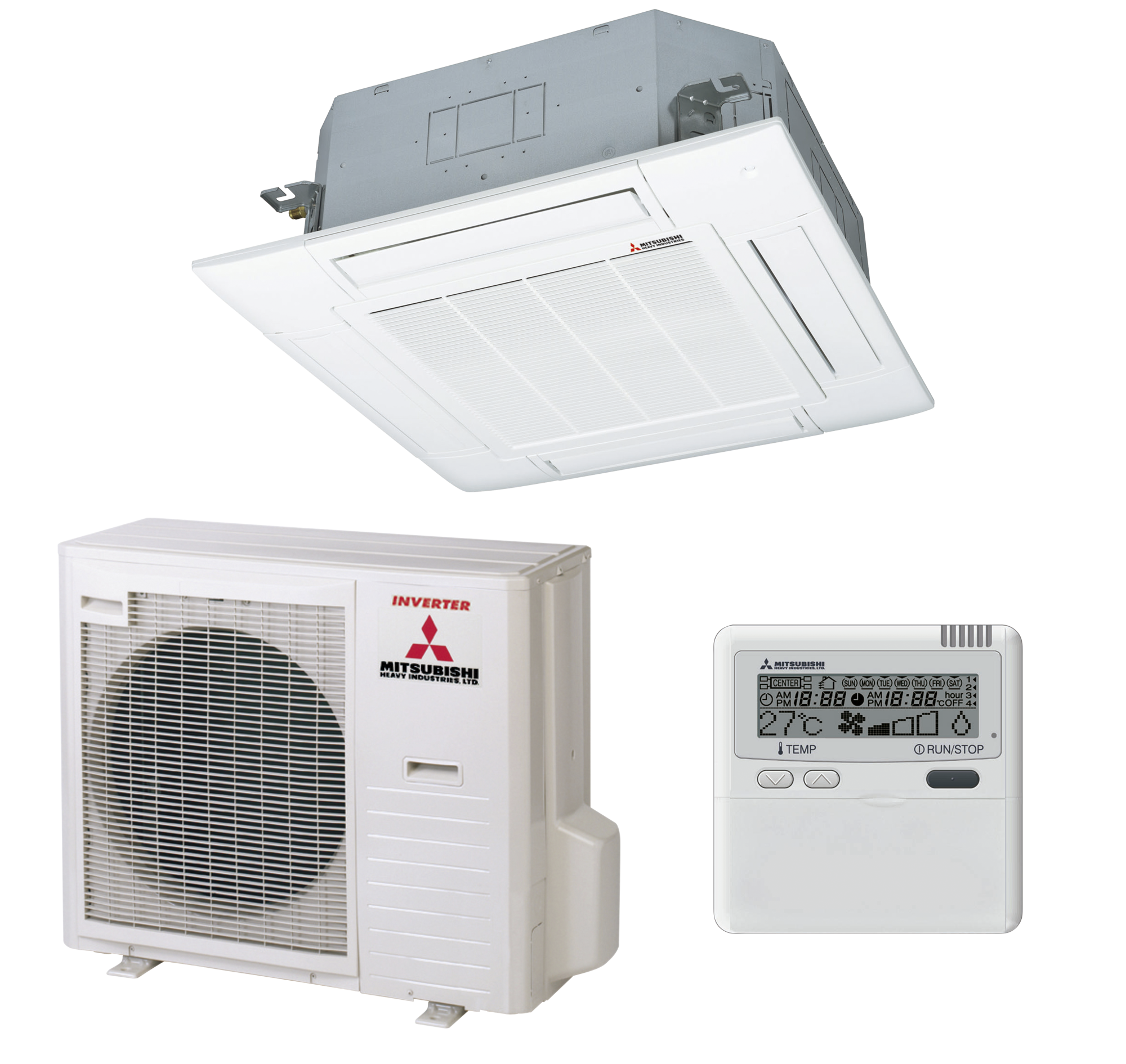 Aire acondicionado cassette mitsubishi fdt90vhnp 7740 fg