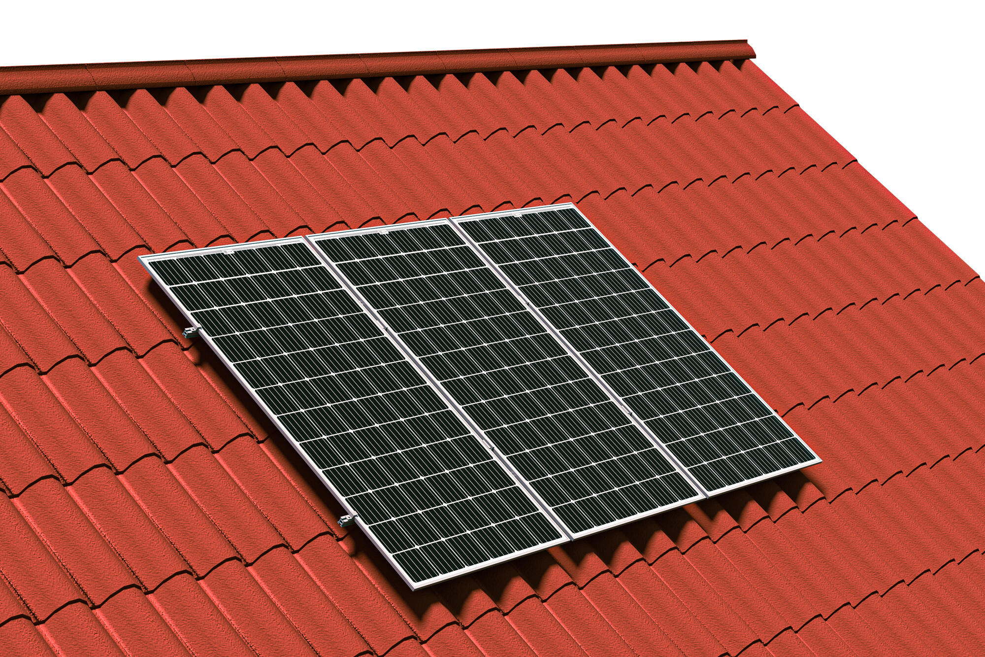 Suporte de telhado SOLTILE-12XL para 12 painéis SOLARPOWER-425W - 4