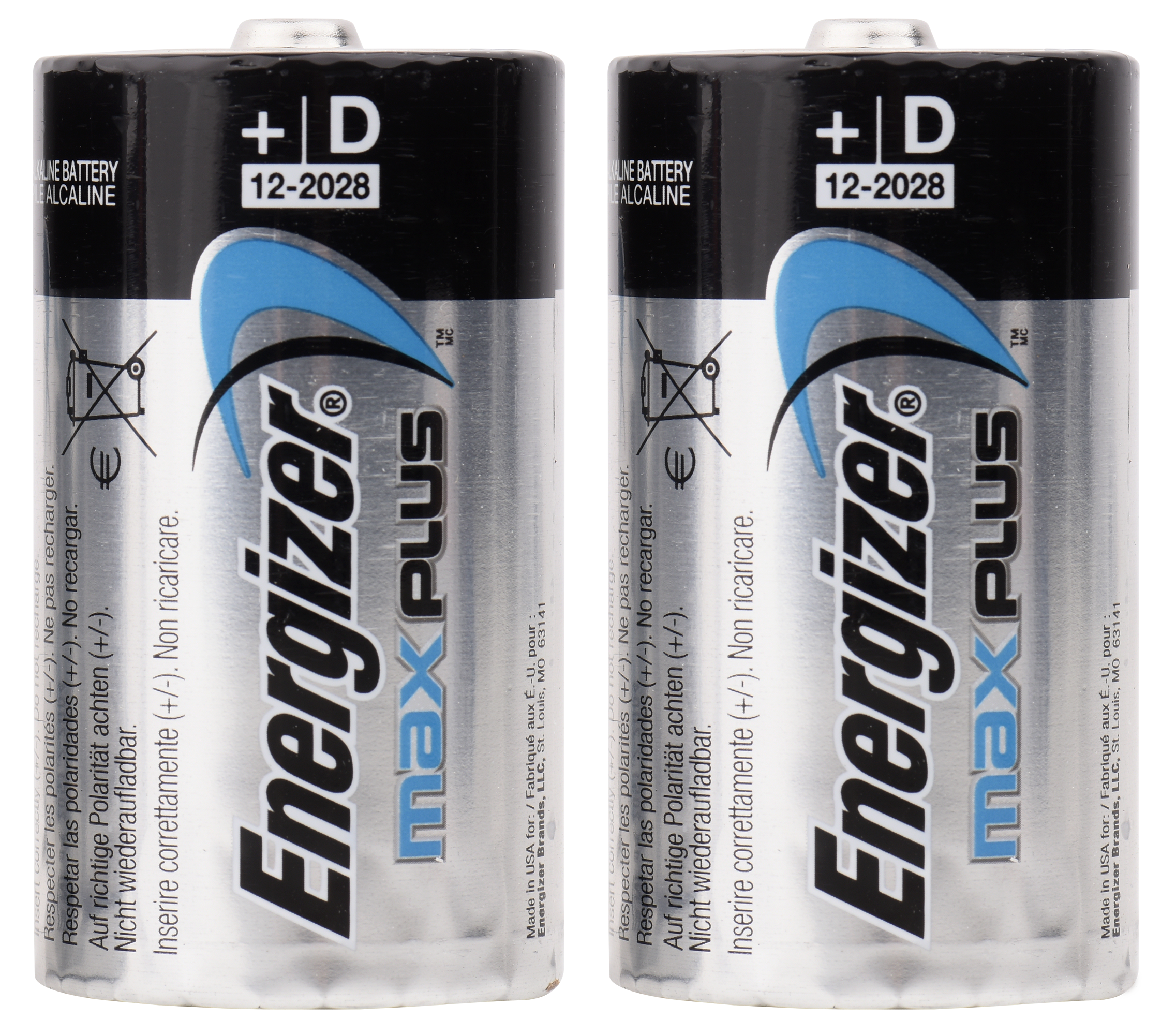 Pack de 2 pilhas MAX PLUS LR20 - 4