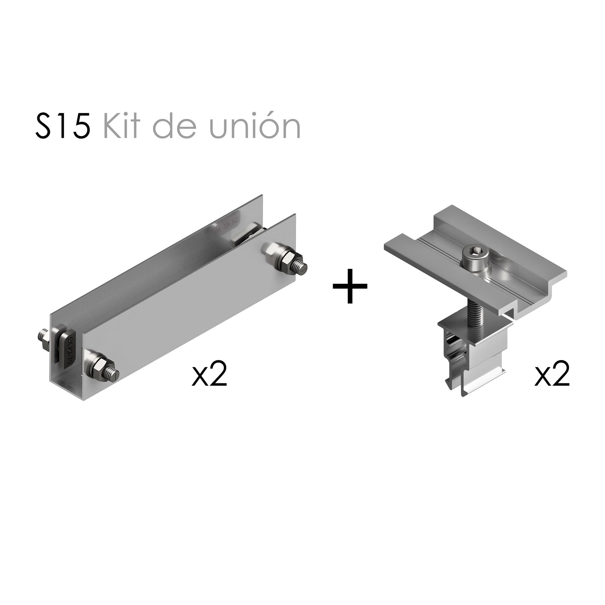 Conjunto de union para soporte vertical sunfer s15