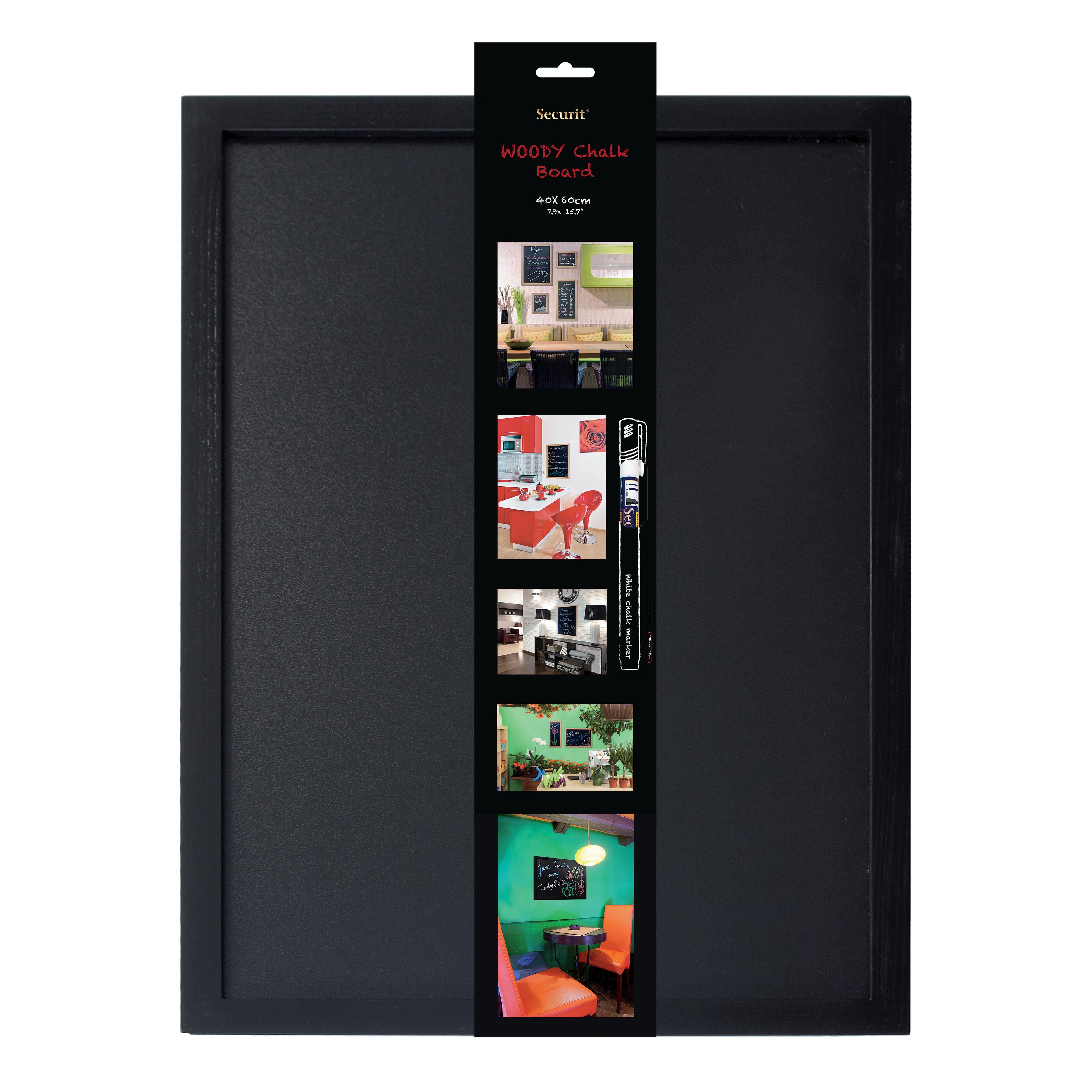 Lavagna Woody nero 40x60 cm - 7