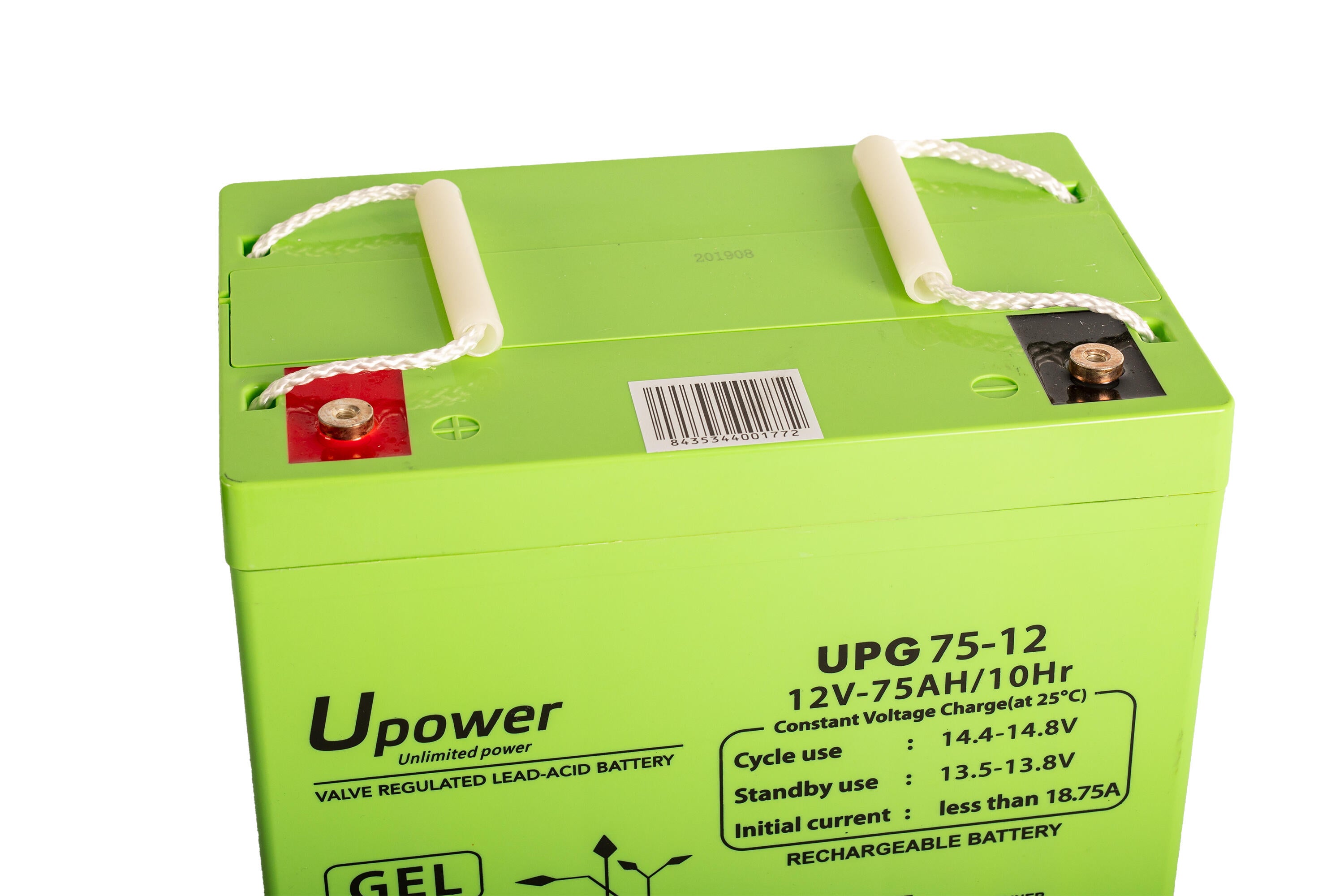 Batería solar de gel u-power 12v 75ah