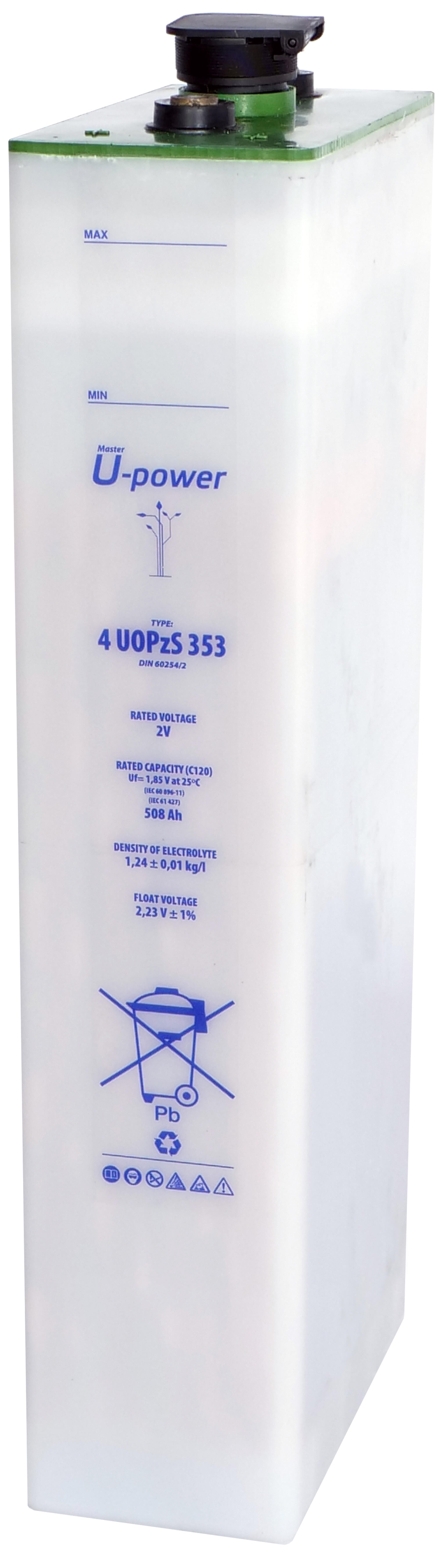 Batería solar estacionaria traslúcida uopzs u-power 2v 458ah