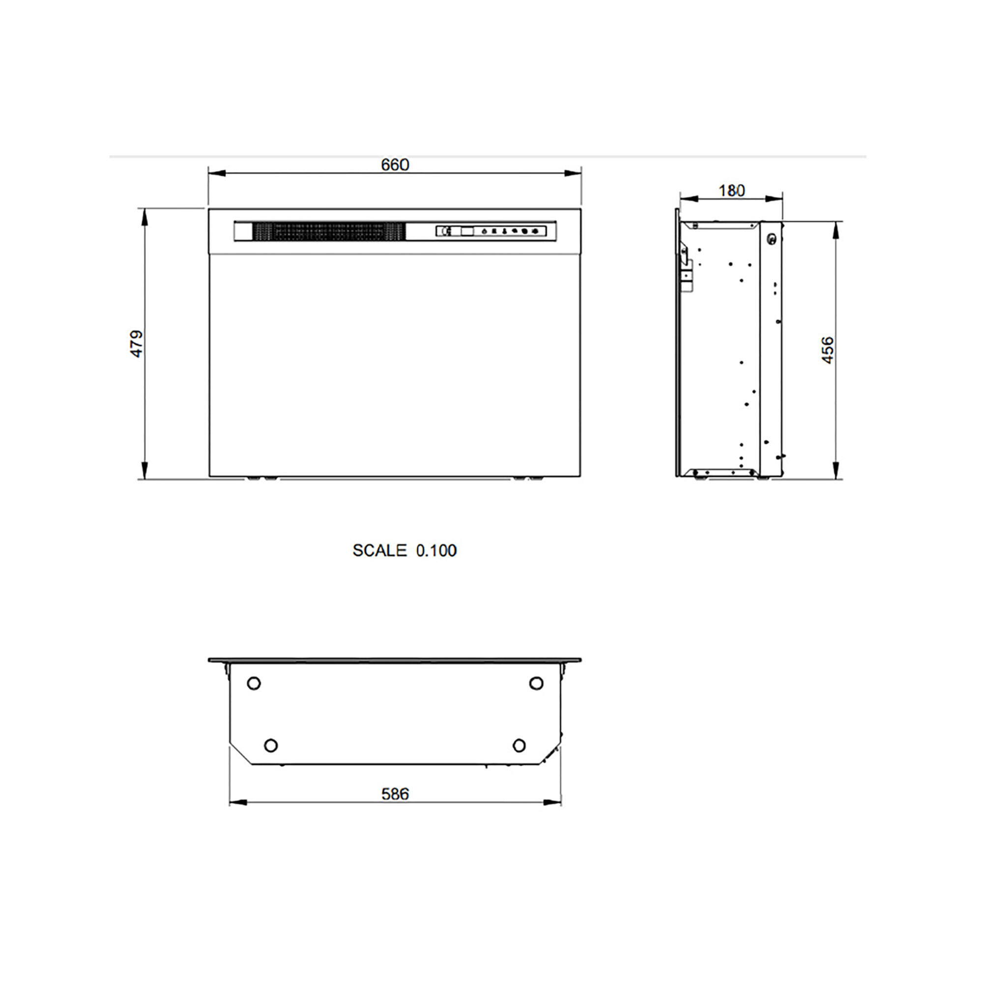 Chimenea electrica insertable DIMPLEX XHD26 - 14
