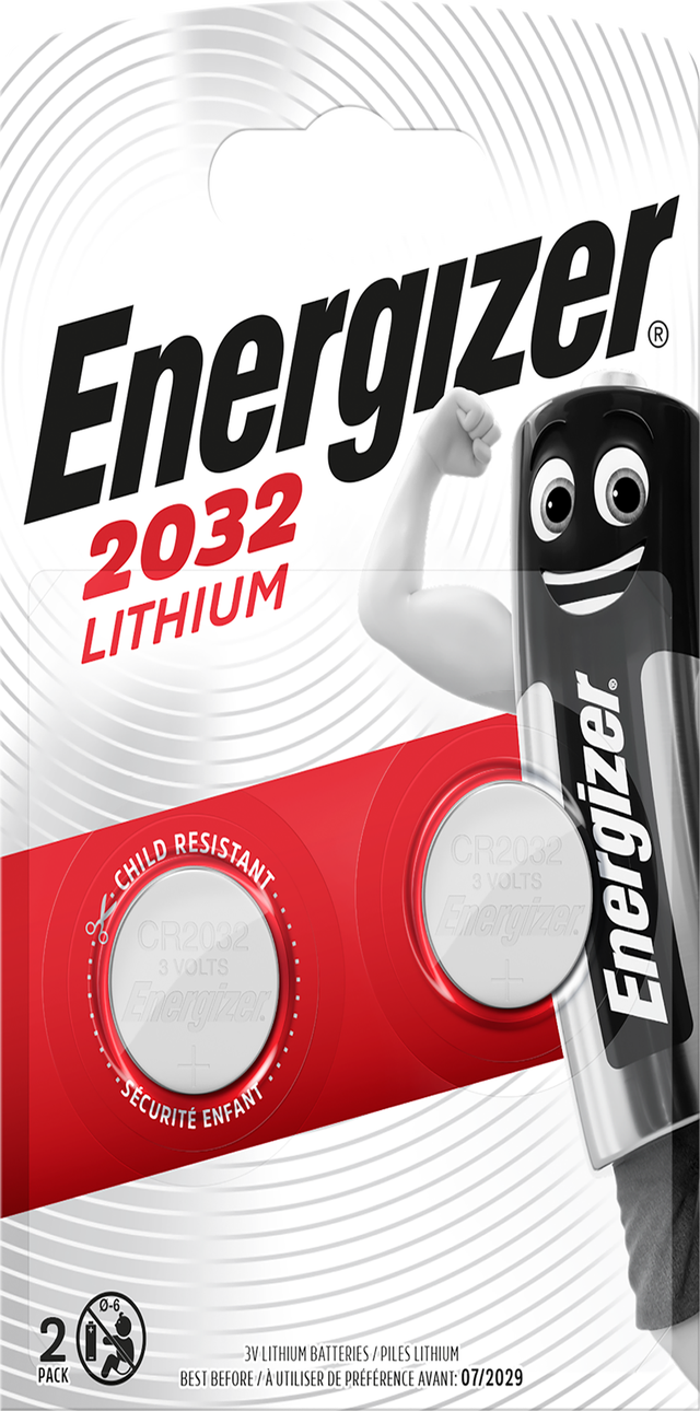 Pack de 2 pilas especiales CR2032