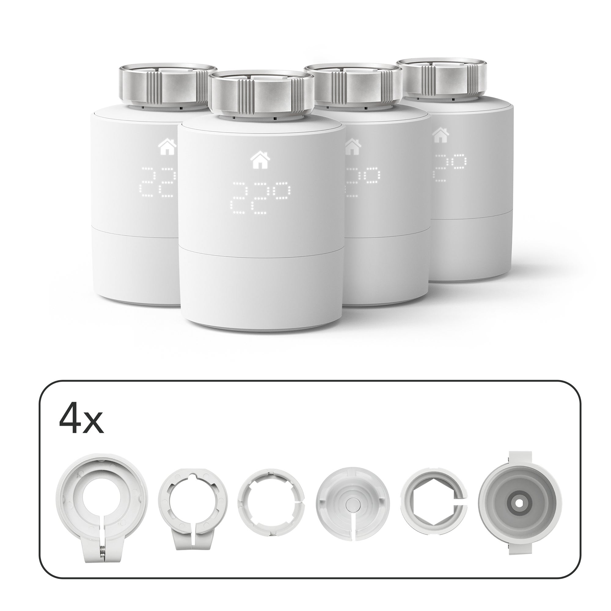 Pack 4 válvulas termostáticas inteligentes TADO - 8
