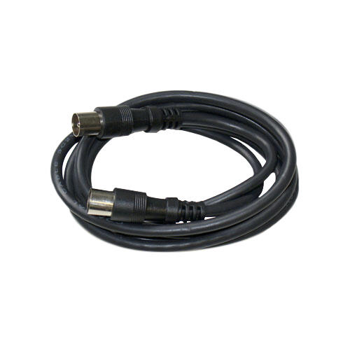 Prolongador de cable de tv televés 4312 negro 1,5 m