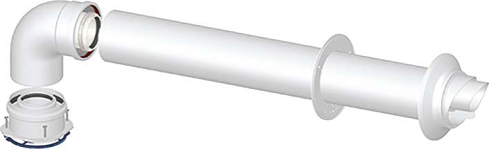 Kit coaxial caldera condensación horiz. 60/100 compatible con immergas