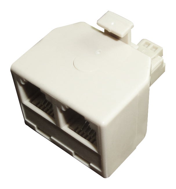 Adaptador doble para cable de teléfono