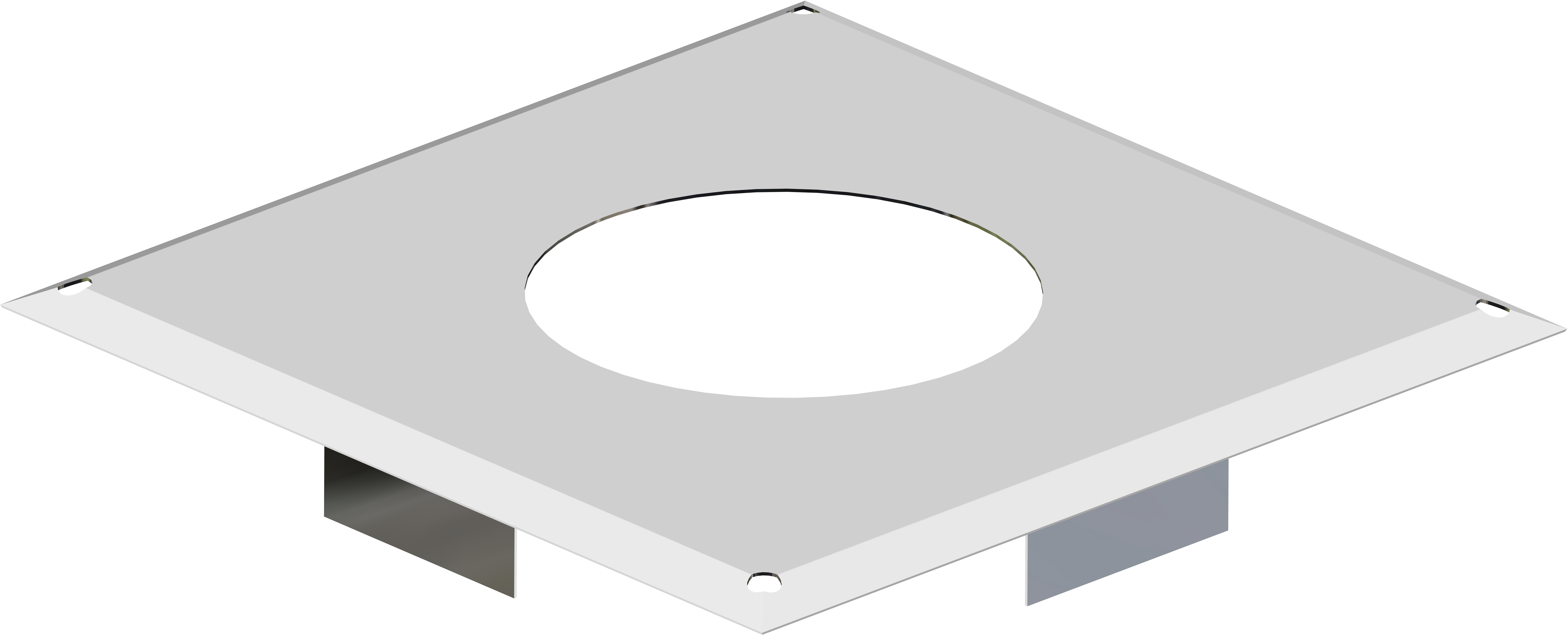 Placa antifuego dp bla 304 ø175