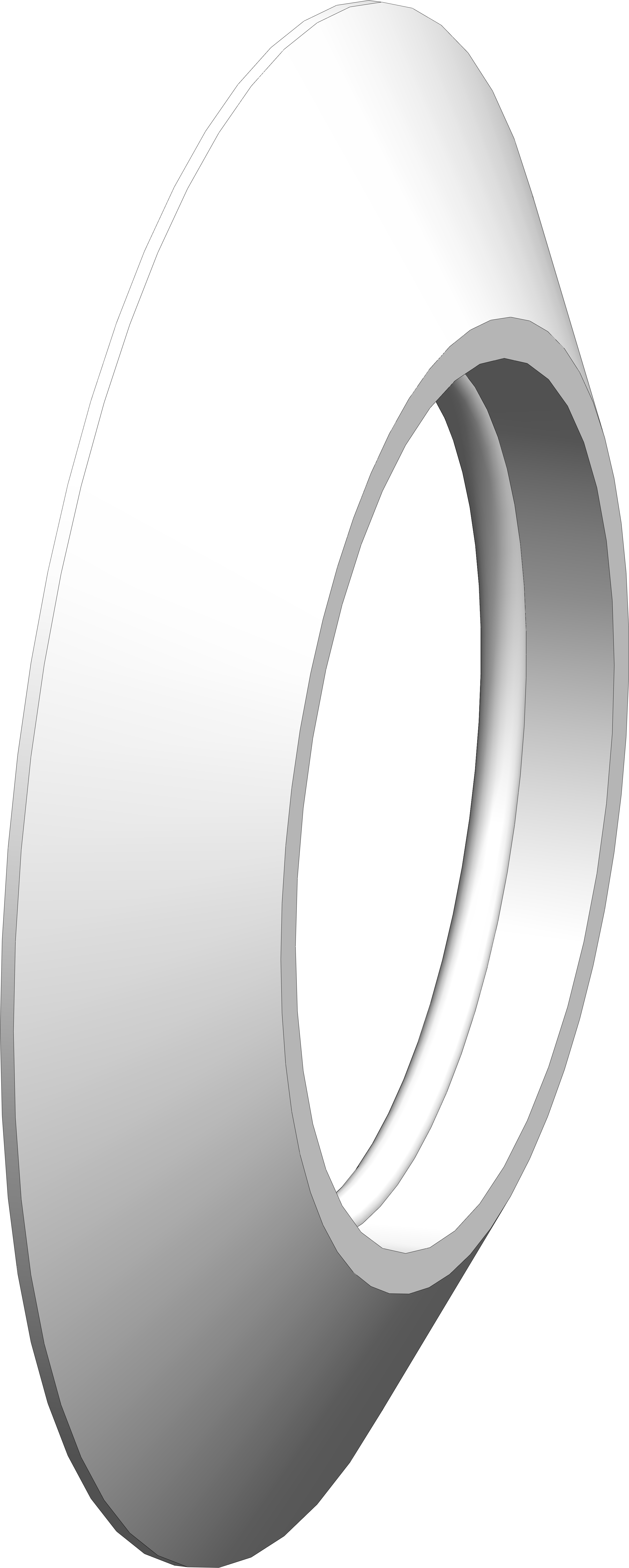 Embellecedor blanco silicona ø100