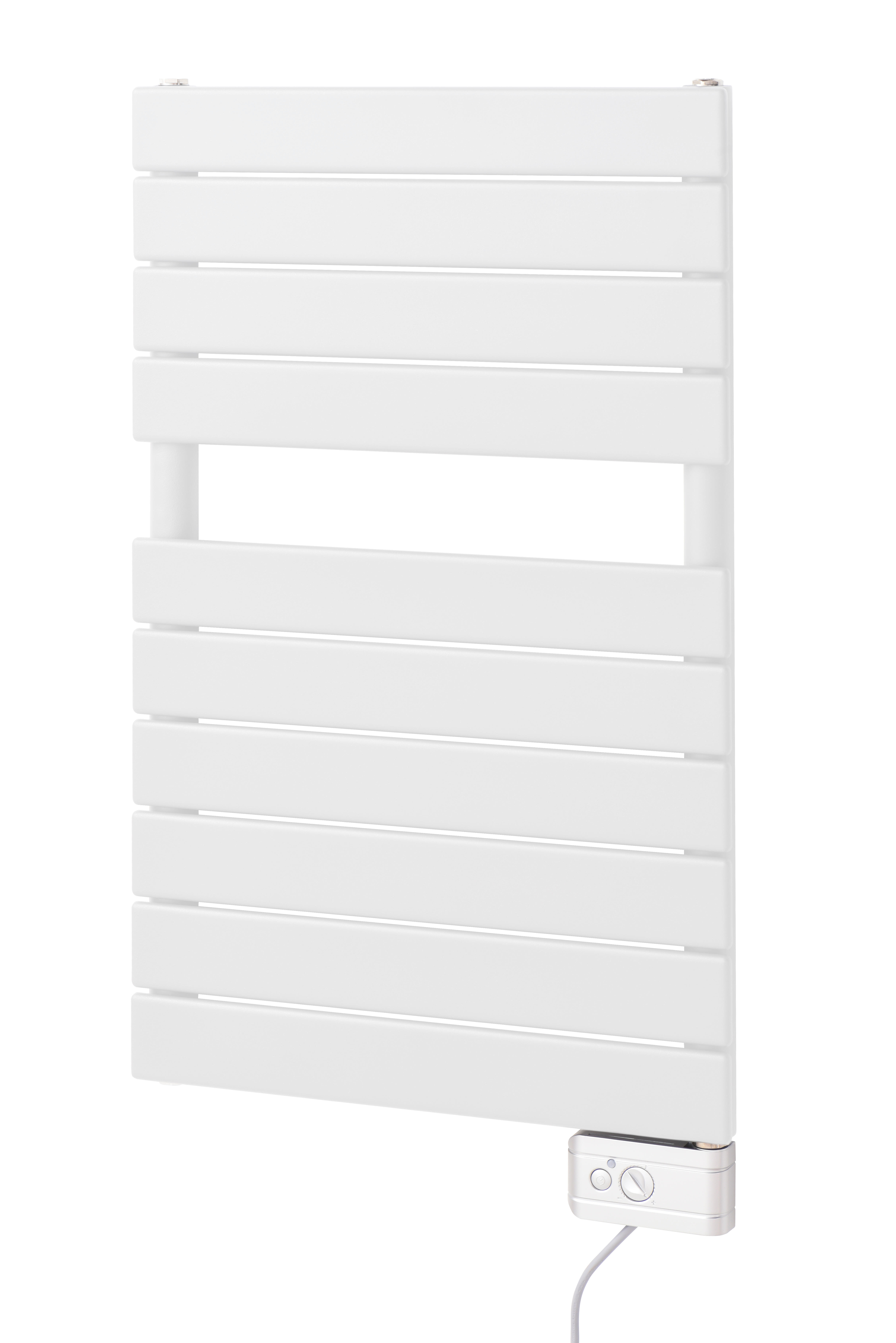 Radiador toallero eléctrico cicsa plain 90x50 400w blanco