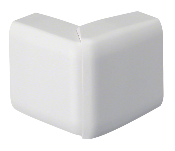 Pack de 2 ángulos exteriores tehalit blancos 12x30 mm