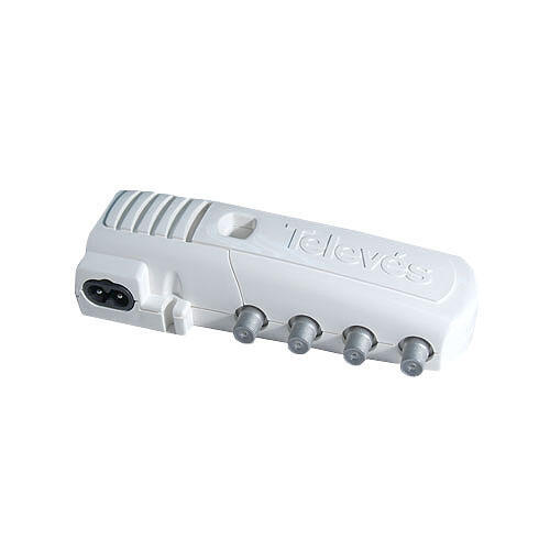Amplificador de señal de tv+sat televés de 3 salidas