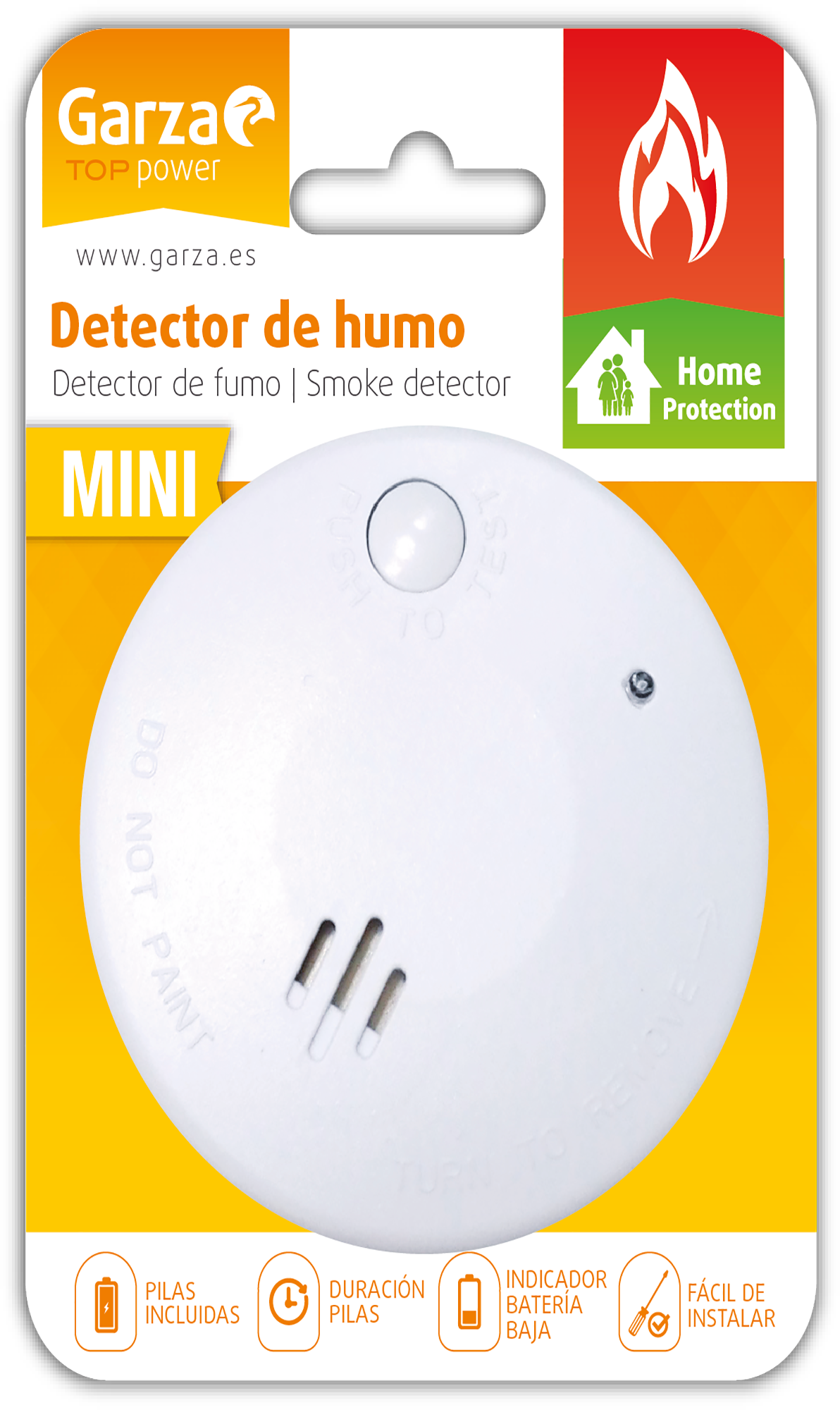 Detector de humos mini GARZA - 8