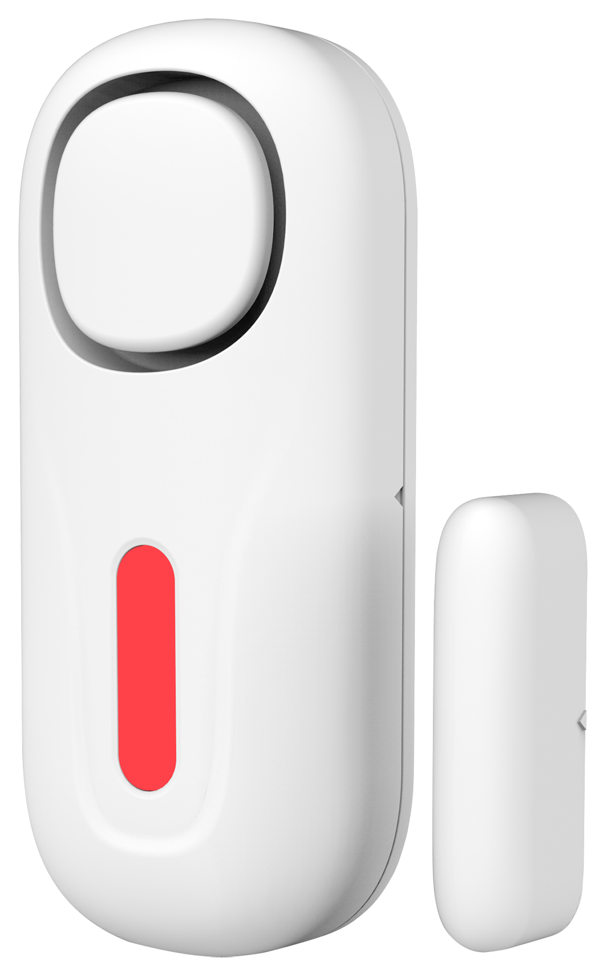 Minialarma de apertura a pilas para puertas+ventanas con mando y sirena 120db