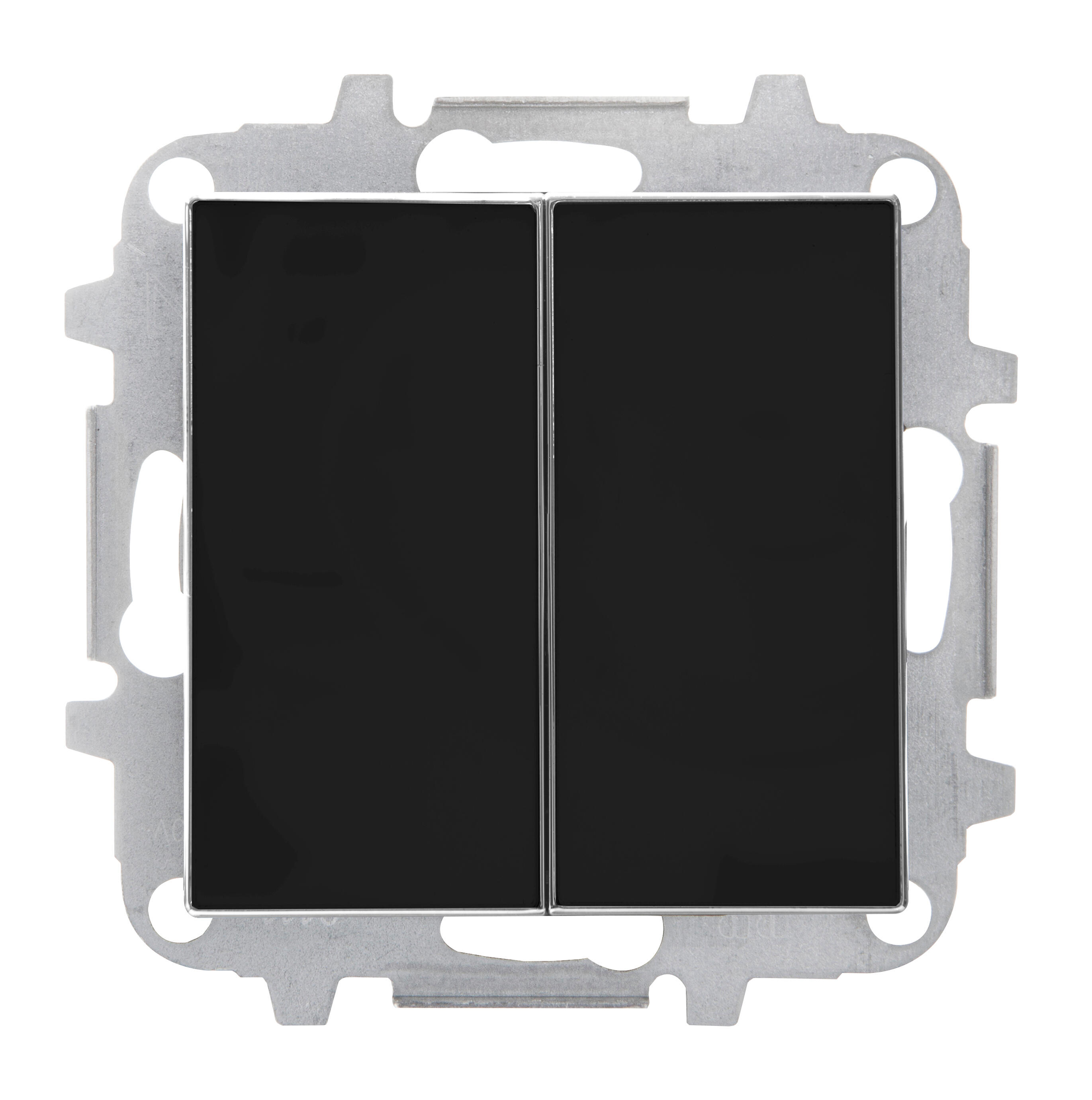 Interruptor doble NIESSEN Sky negro | Leroy Merlin