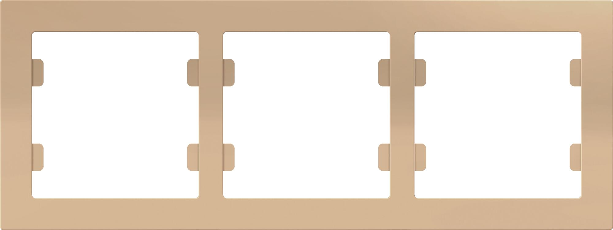 Marco triple ceese mediterráneo cobre