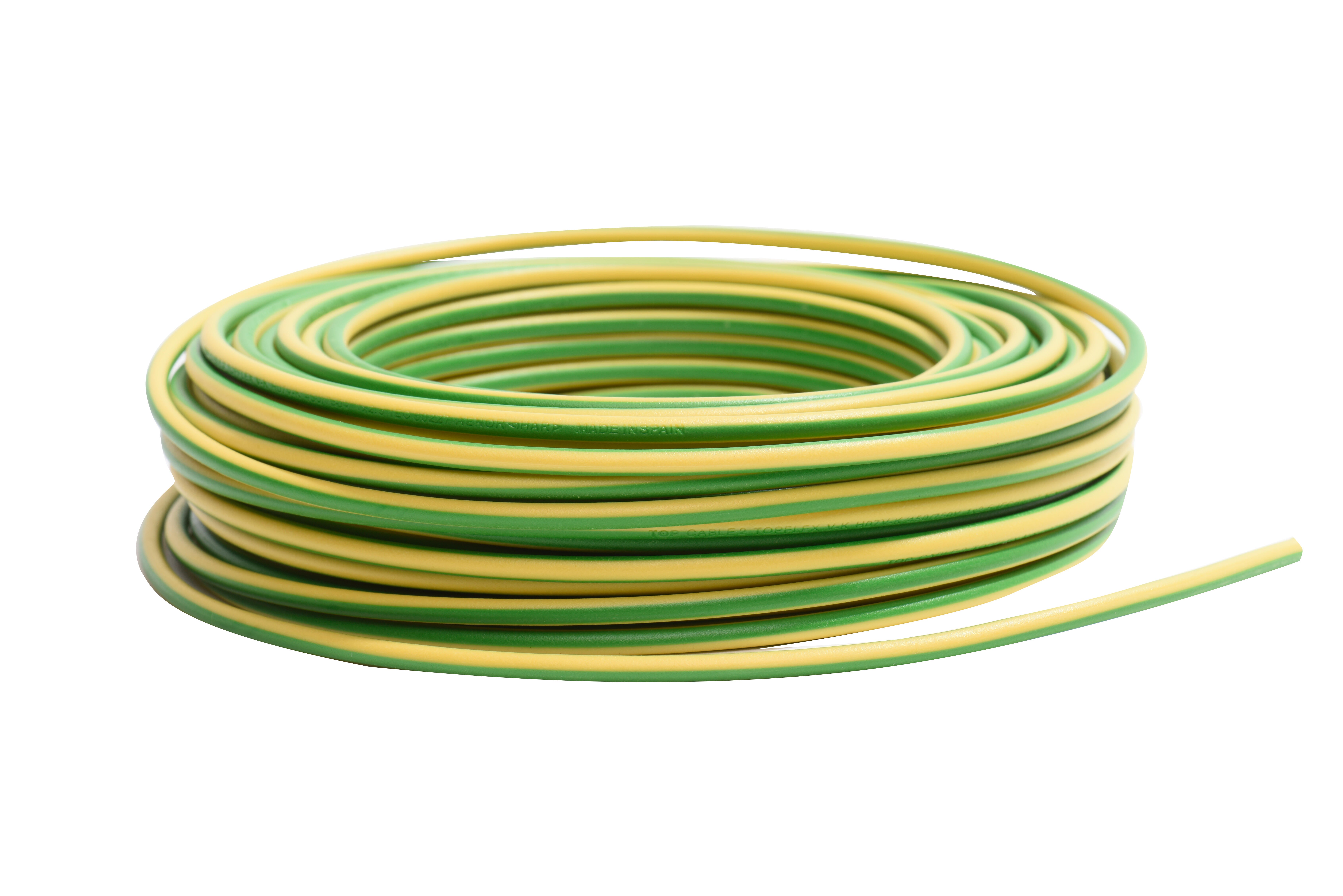 Cable LEXMAN H07V-K vd/amarillo 1,5 mm² 5 m. - 2