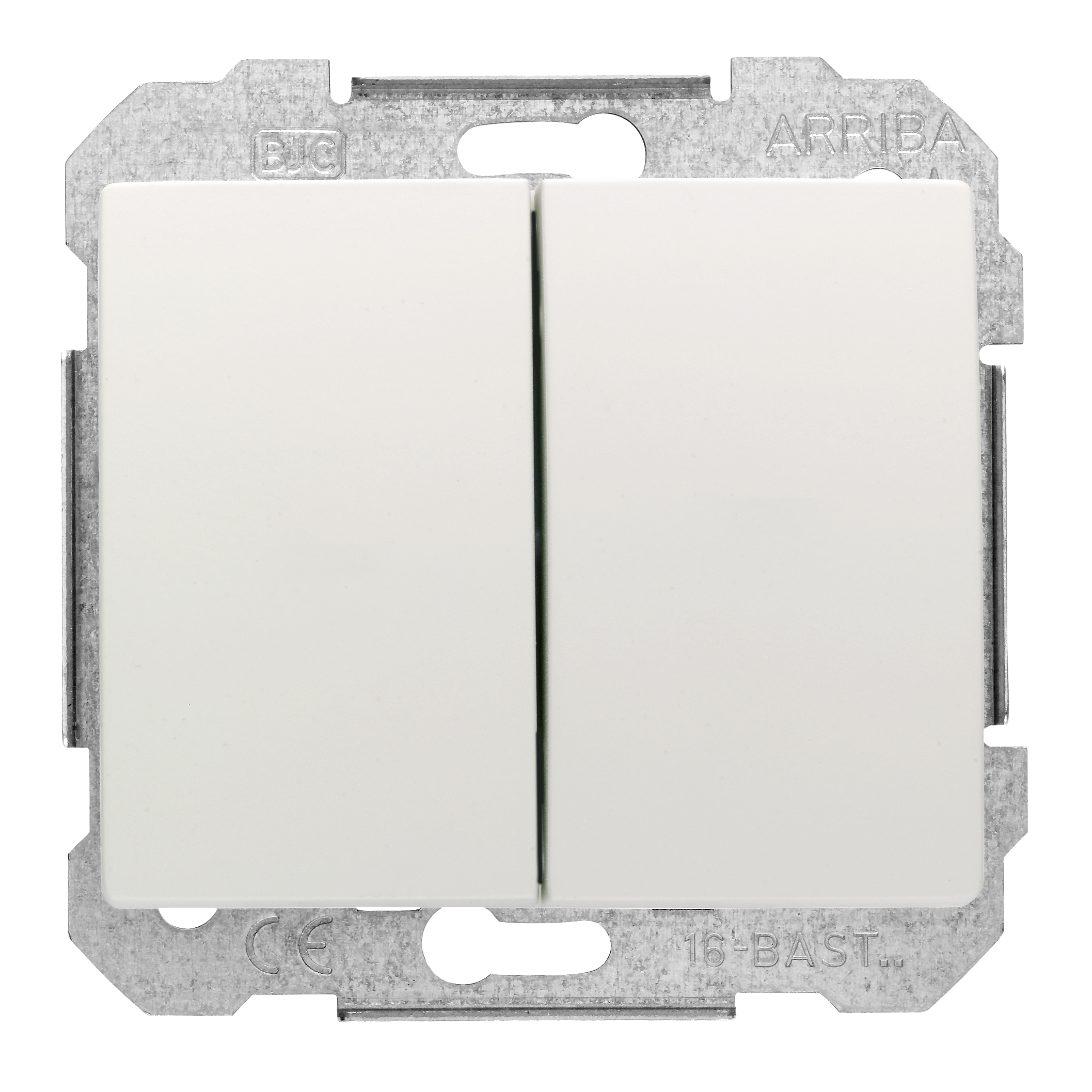 Interruptor doble bjc mega blanco