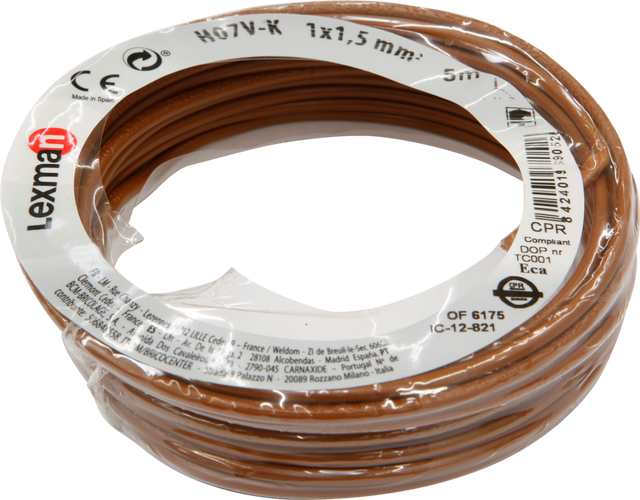 Cable Manguera 3x1.5 Cable De Manguera H05VV-F 3x1,5 Mm² Negro
