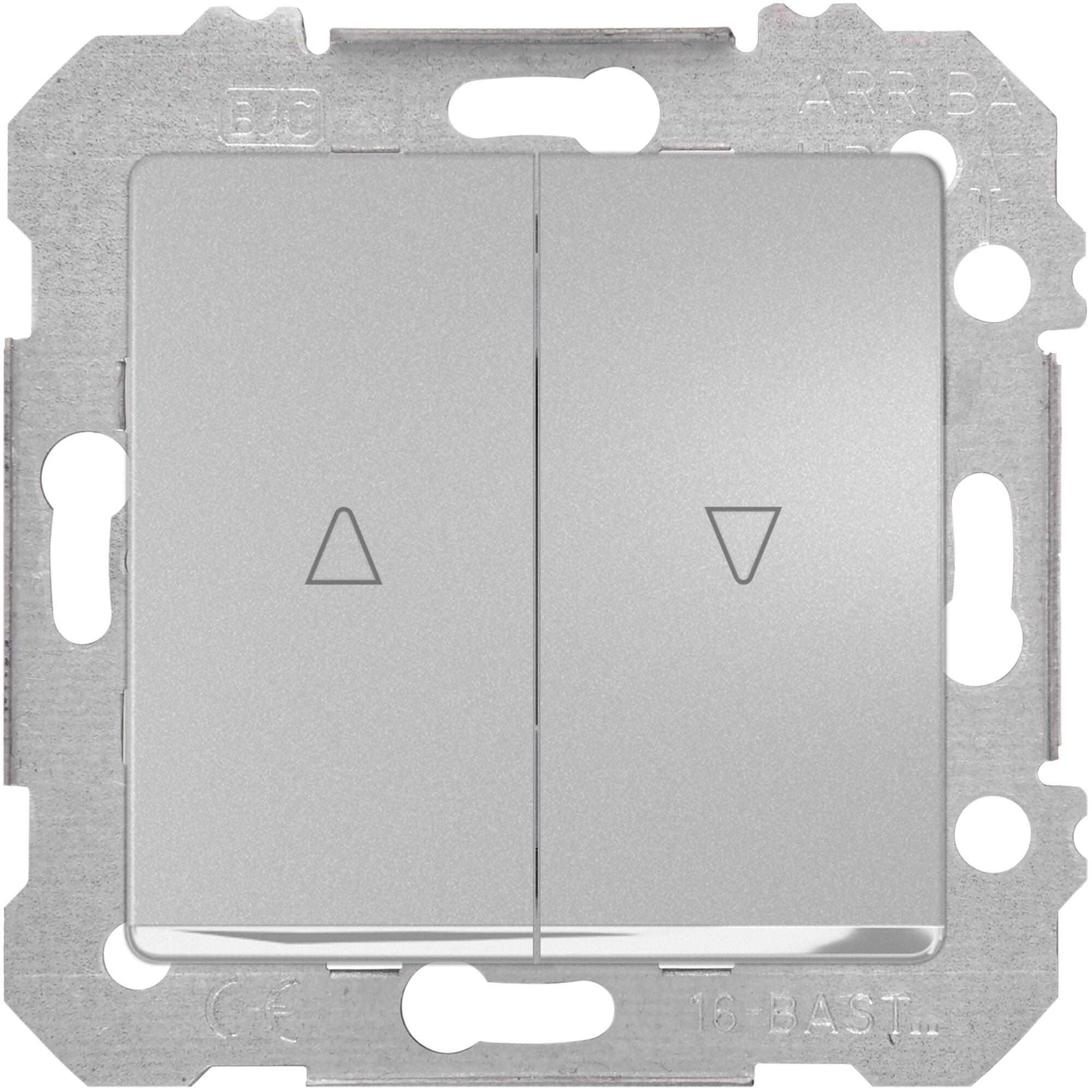 Interruptor doble para persianas siemens mega aluminio