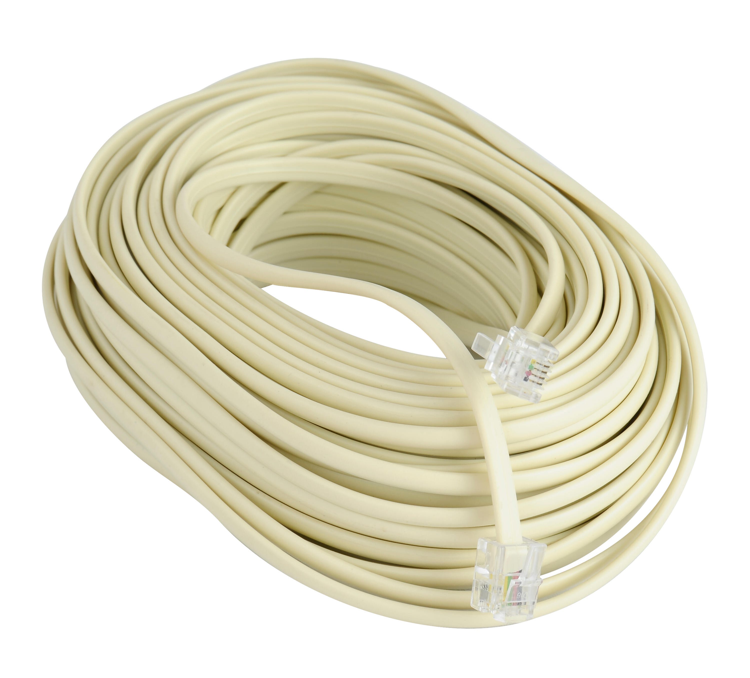 Adattatore Doppia Presa Adattatore Telefonico Duplex RJ11 6P4C - Splitter 2 Vie Con Cavo Bianco Per Doppia Linea Connettore Linea Telefonica - Foto 7