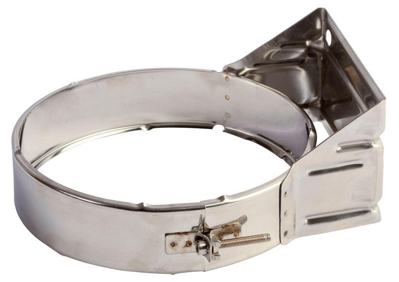 Anclaje intermedio abrazadera de unión tubo aislado gama dp ø200/260 dinak