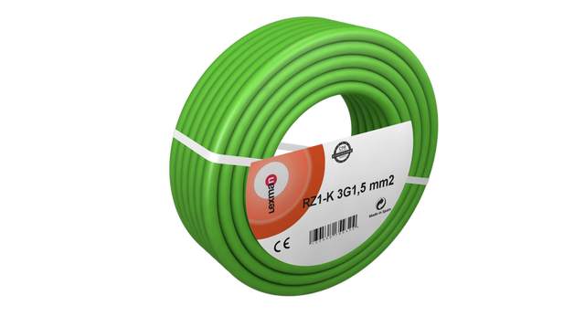 Cabo Lexman rz1-k 3x1.5mm2 100m verde