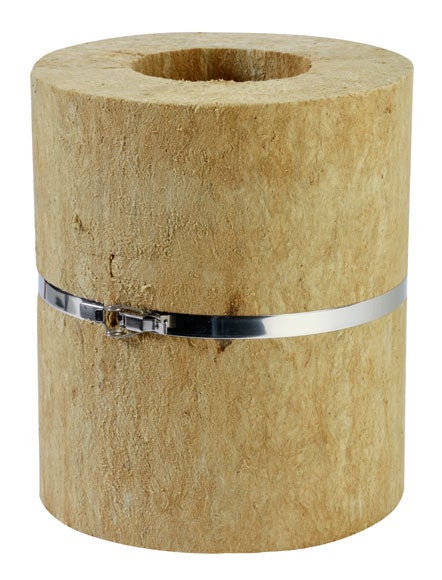 Coquilla aislante lana de roca para tubo aislado gama dp o dw ø80/140 dinak