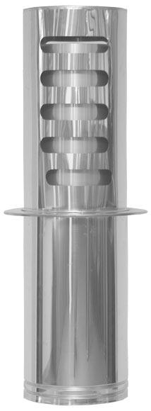 Deflector de acero inoxidable de 250 de diámetro