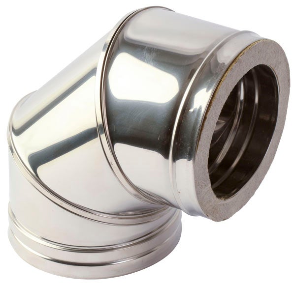 Curva de acero inoxidable de 175 de diámetro