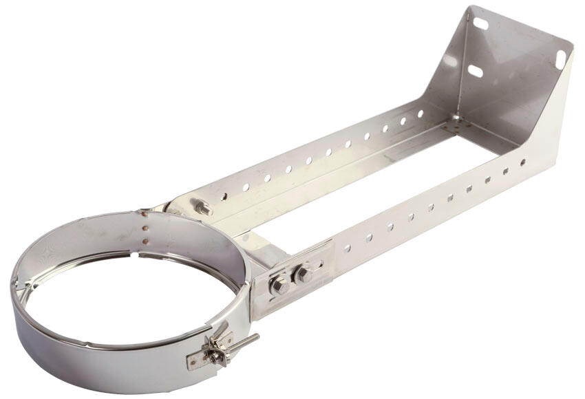 Ancl. recortable c/abraza. l =250-430mm tubo aislado gama dp ø200/260 dinak