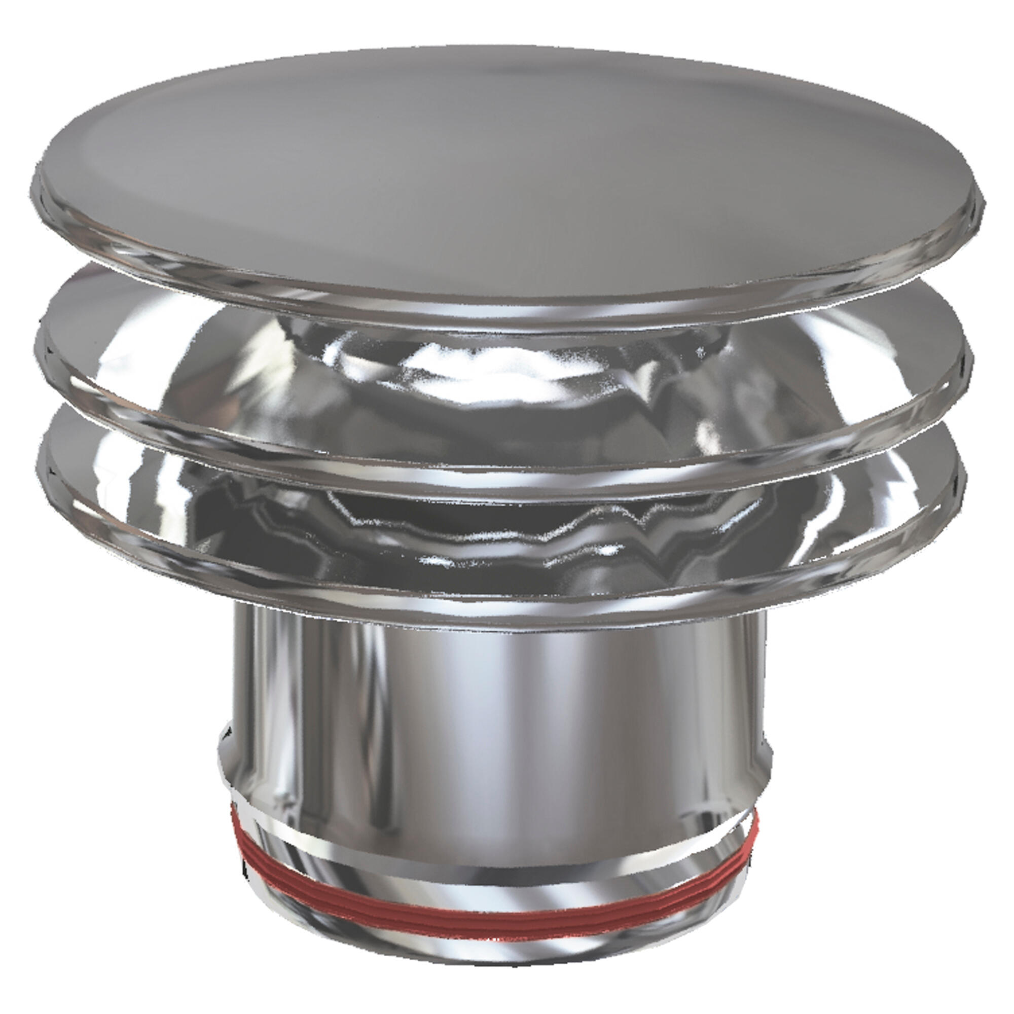 Sombrerete inox d200 espesor 0.4mm