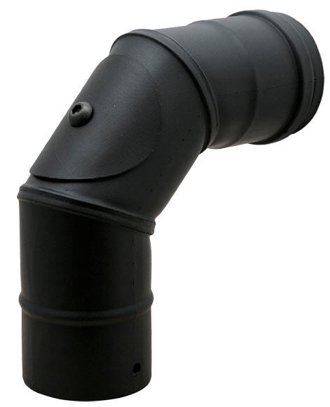 Curva de acero vitrificado de 80 de diámetro