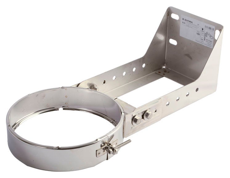Ancl. recortable c/abraza. l =100-250mm tubo aislado gama dw ø130/190 dinak