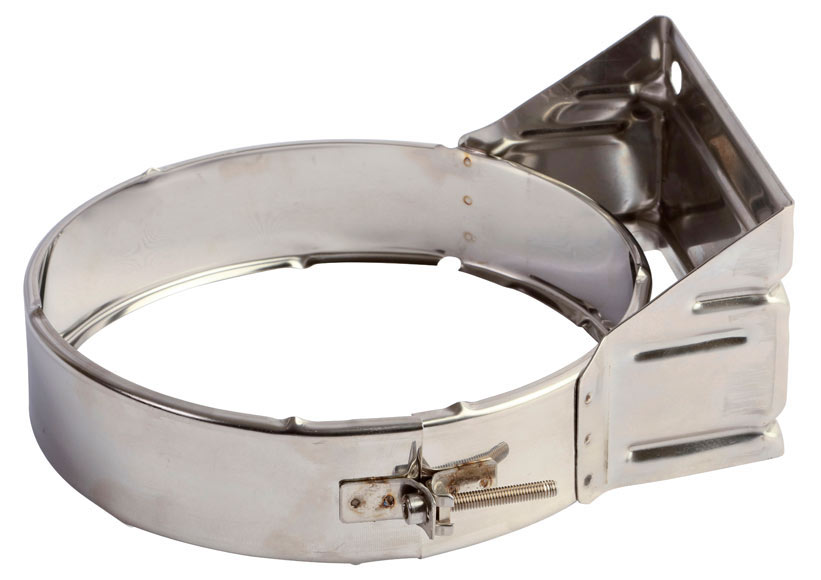 Anclaje intermedio abrazadera de unión tubo aislado gama dp ø175/235 dinak