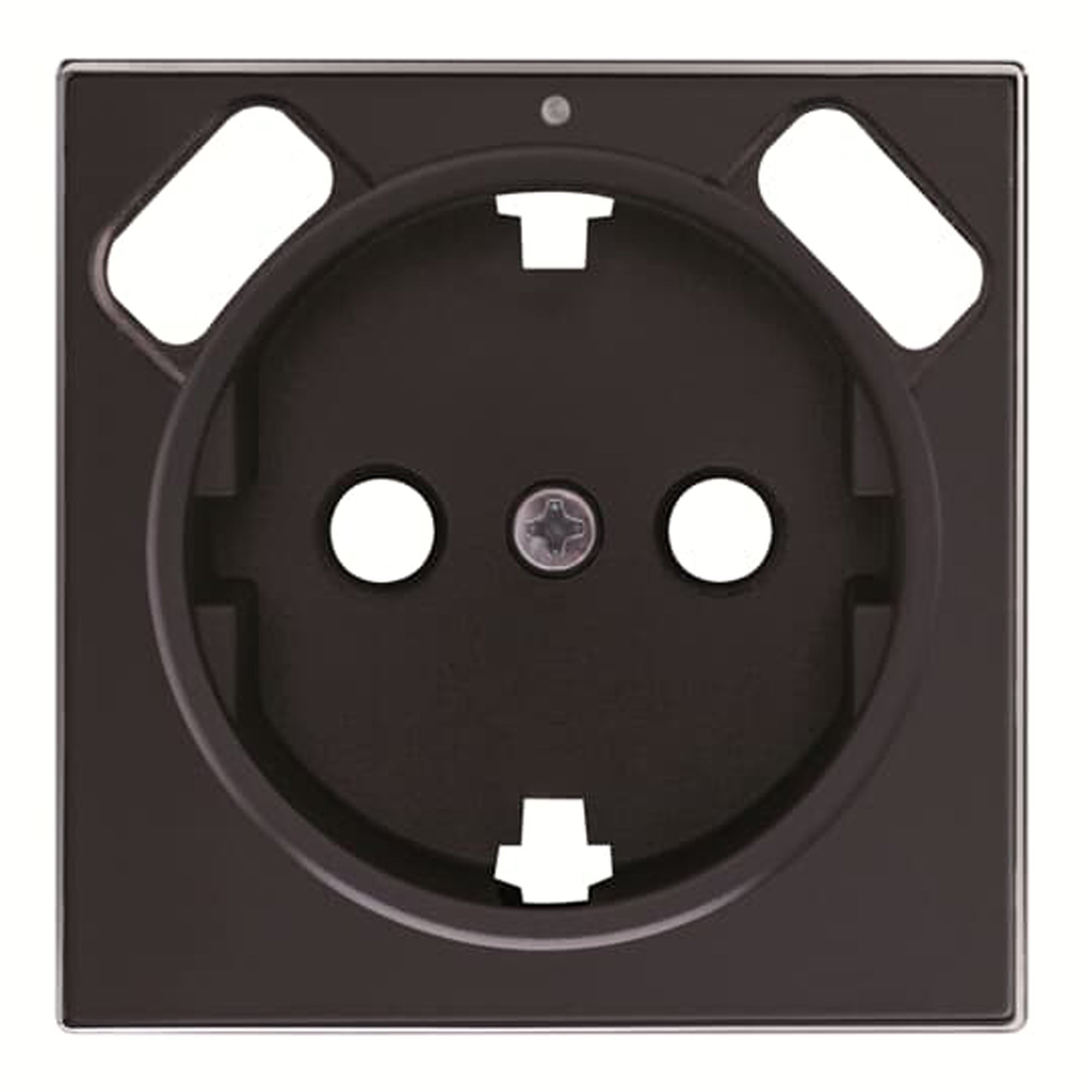 Tapa de enchufe con toma de tierra y 2xusb niessen sky negra
