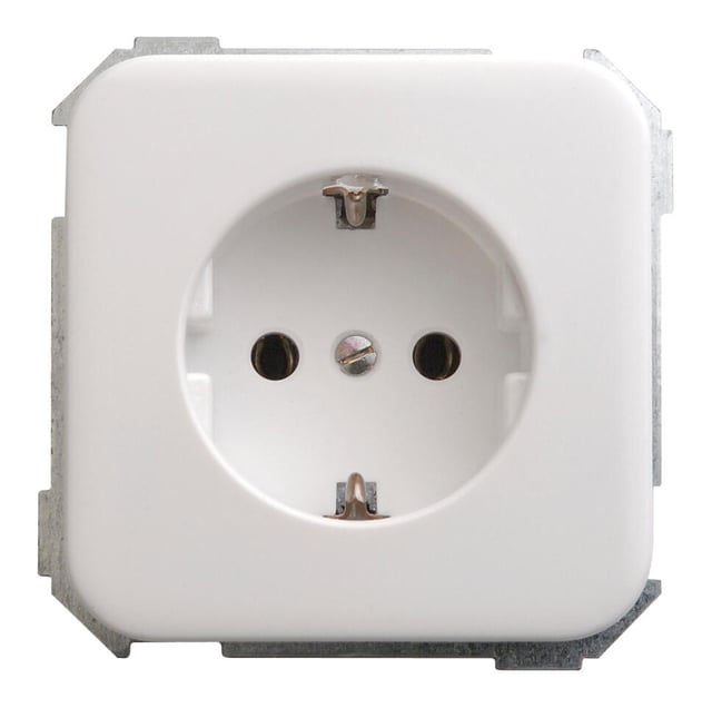 Enchufe con toma de tierra SIMON 31 blanco