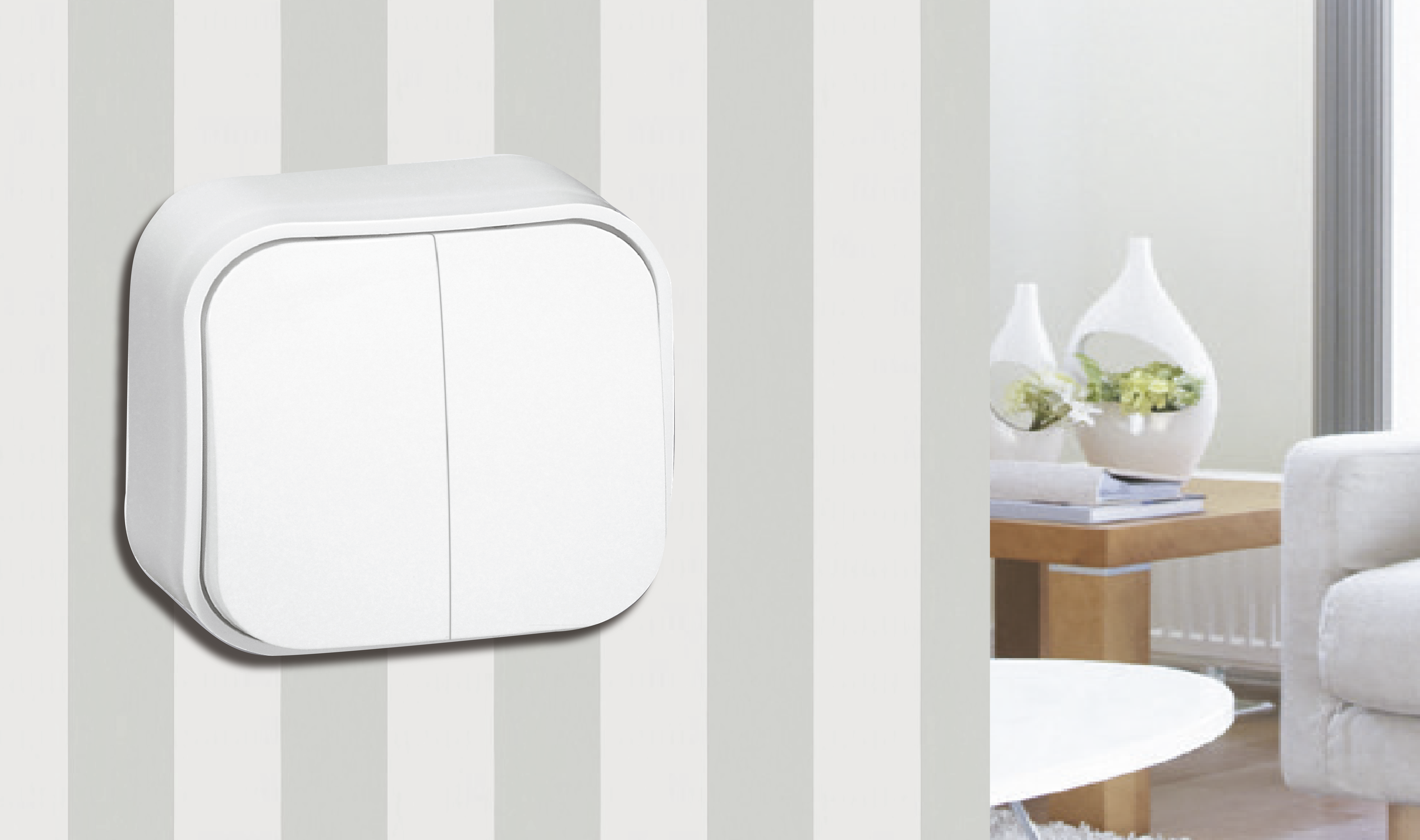 Comutador de escada FORIX BRANCO - 3