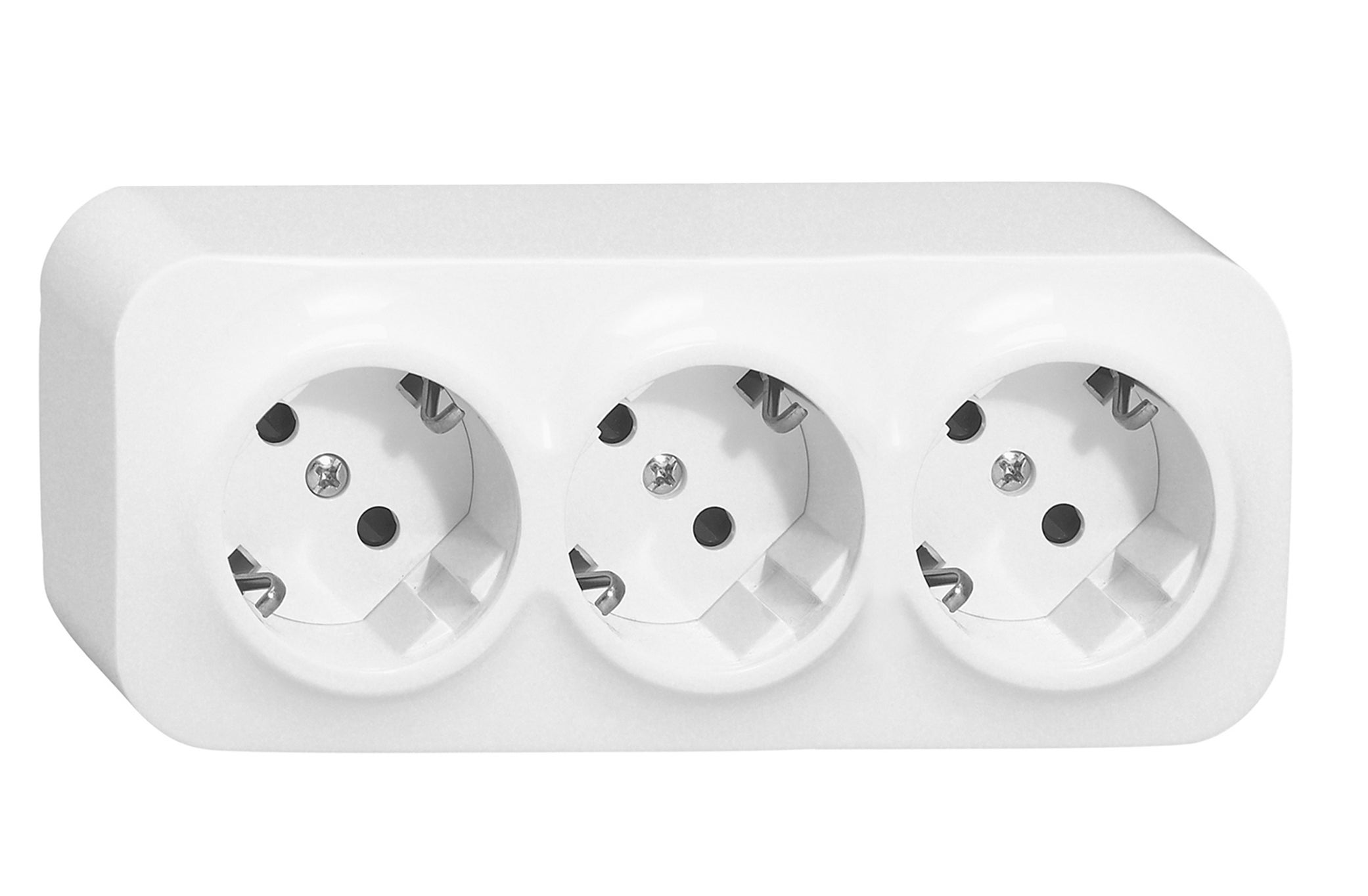 Enchufe triple legrand forix blanco