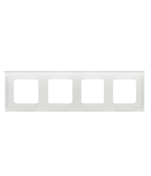 Marco cuádruple niessen zenit cristal blanco